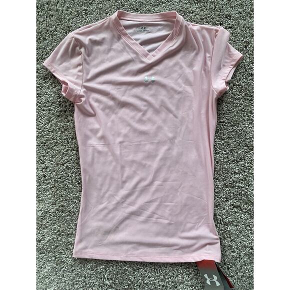 Under Armour Pink Compression Heat Wm Top Pink - Picture 1 of 5